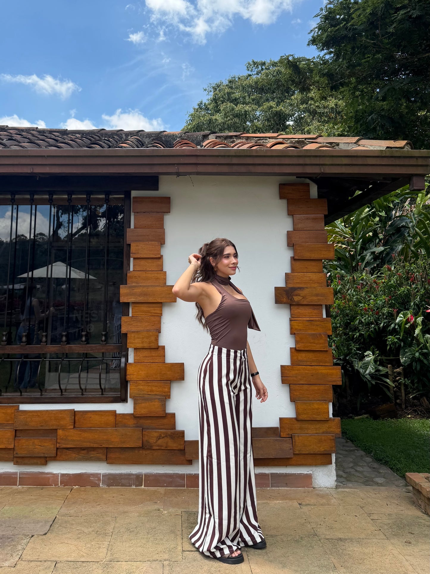 Blusa Cereza Café