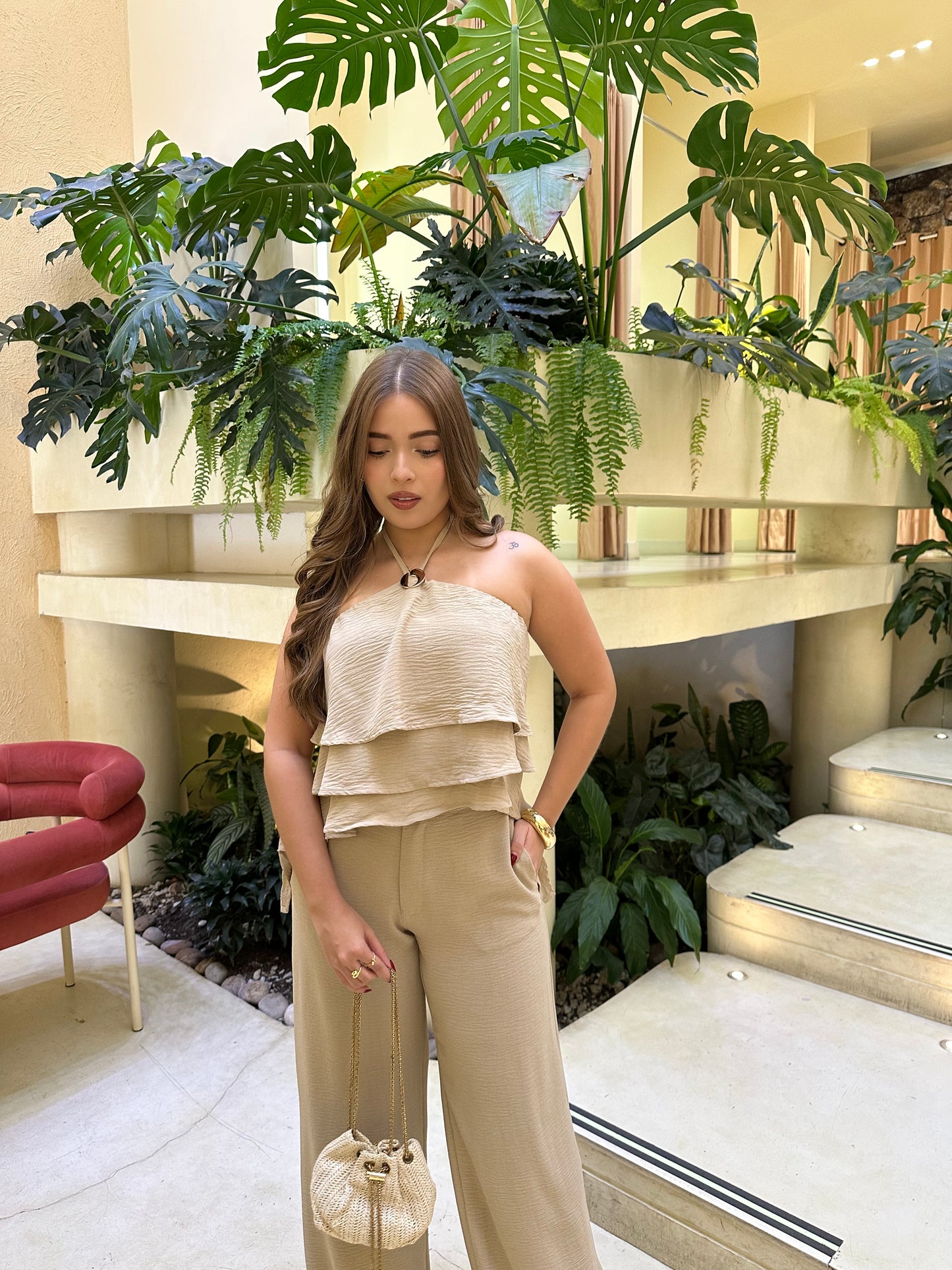Blusa Melvi Beige