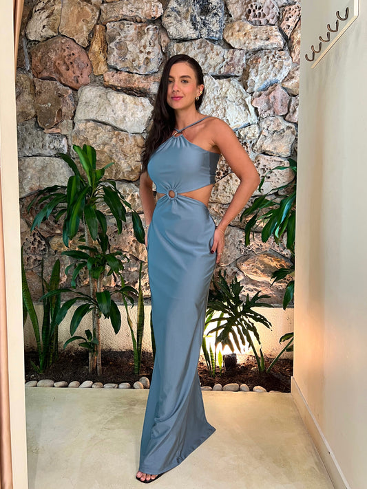 Vestido Amatista Turquesa