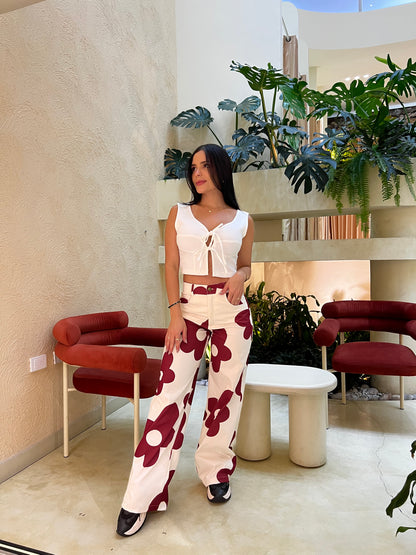 Blusa Palmira Marfil