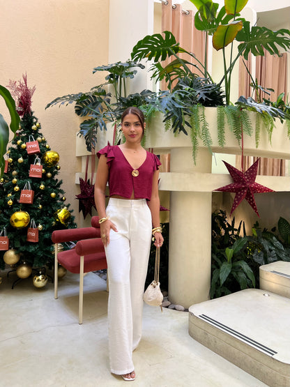 Pantalón Polonia Blanco