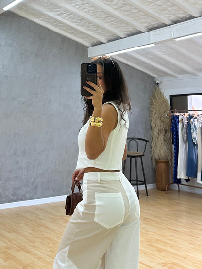 Chaleco Bélgica Marfil