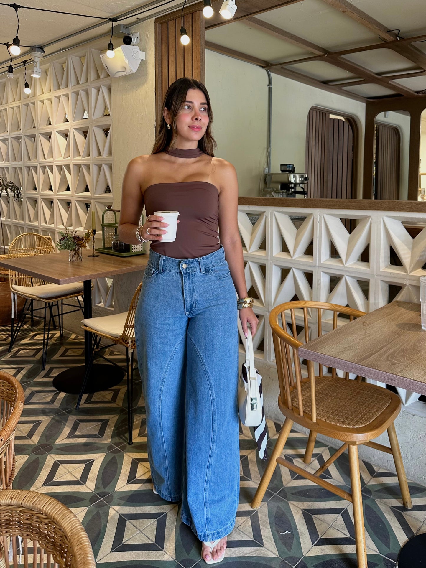 Blusa Zia Café