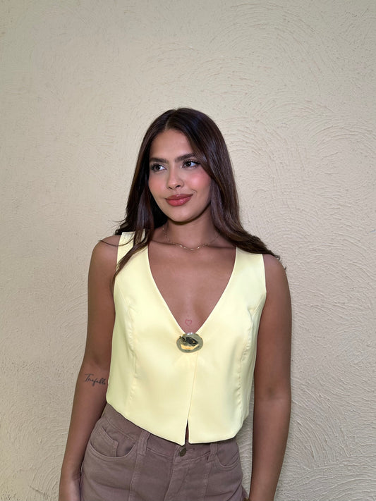 Chaleco Marquesa Amarillo