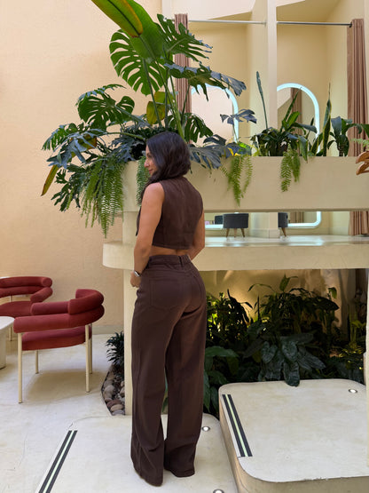 Chaleco Pandora Café