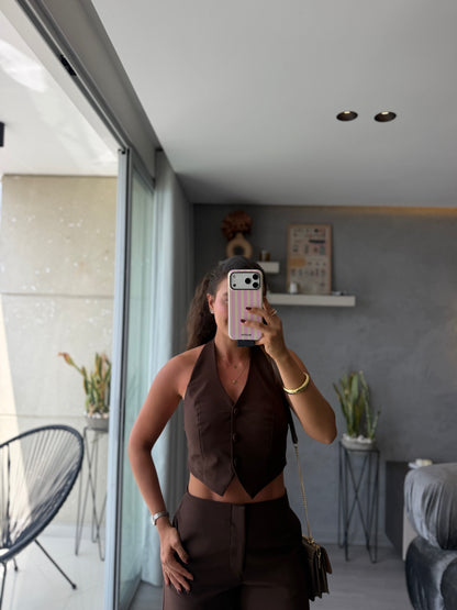 Blusa Prisma Café