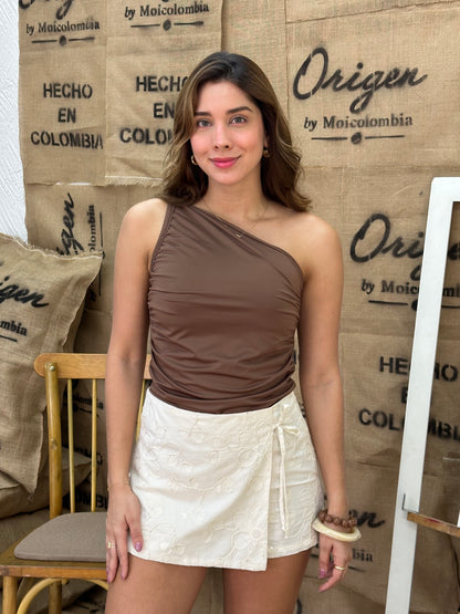 Blusa Moca Café