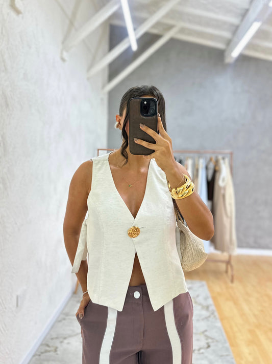 Blusa Verona Marfil
