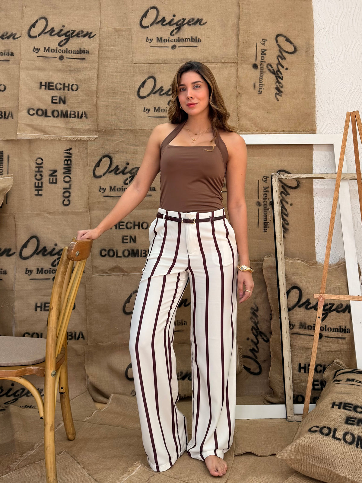 Blusa Canela Café