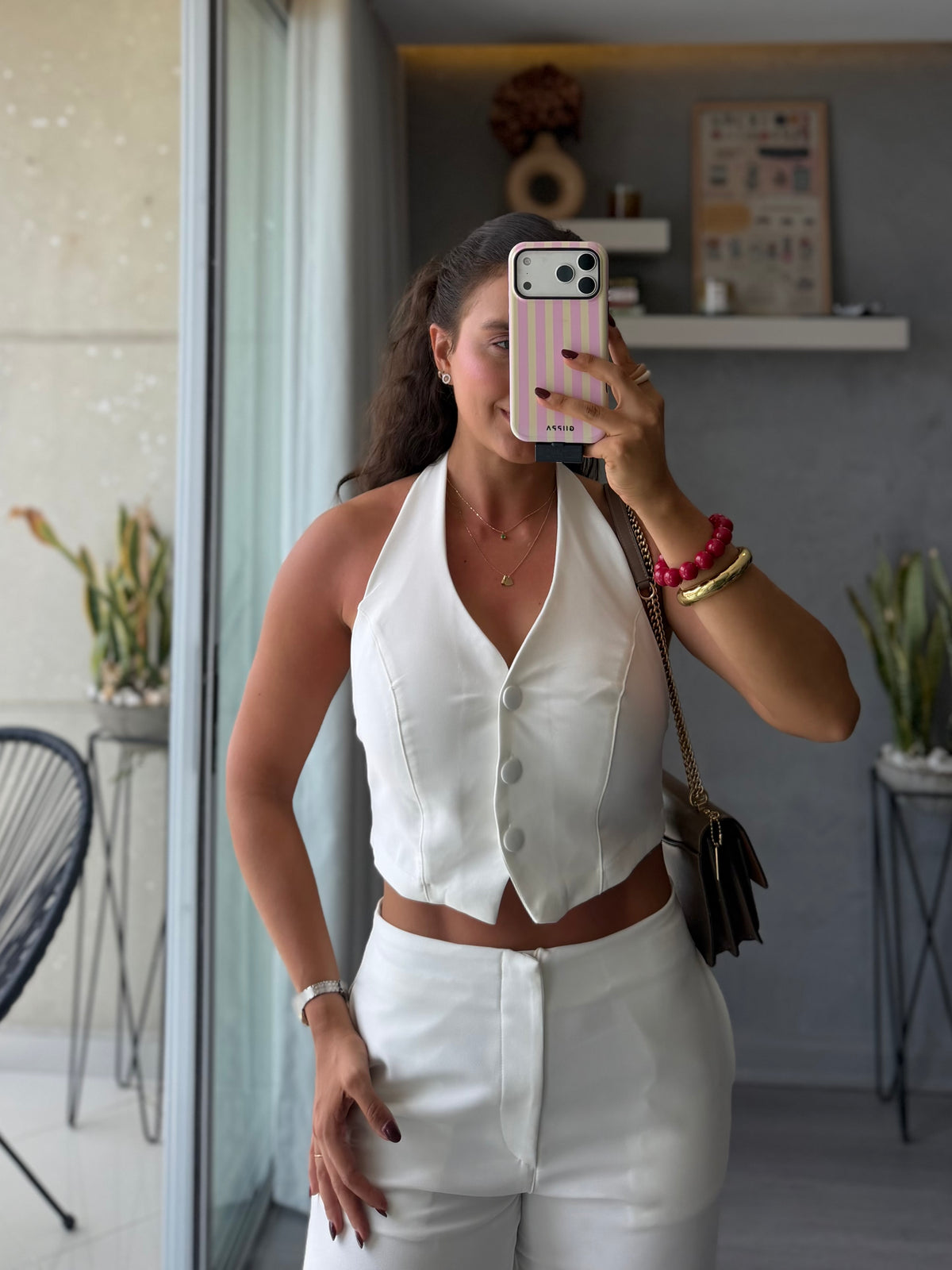 Blusa Prisma Marfil