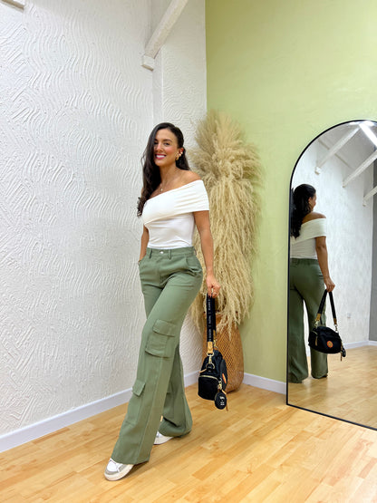 Pantalón Cargo Boston Verde
