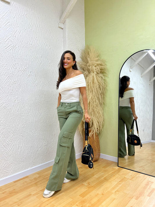 Pantalón Cargo Boston Verde