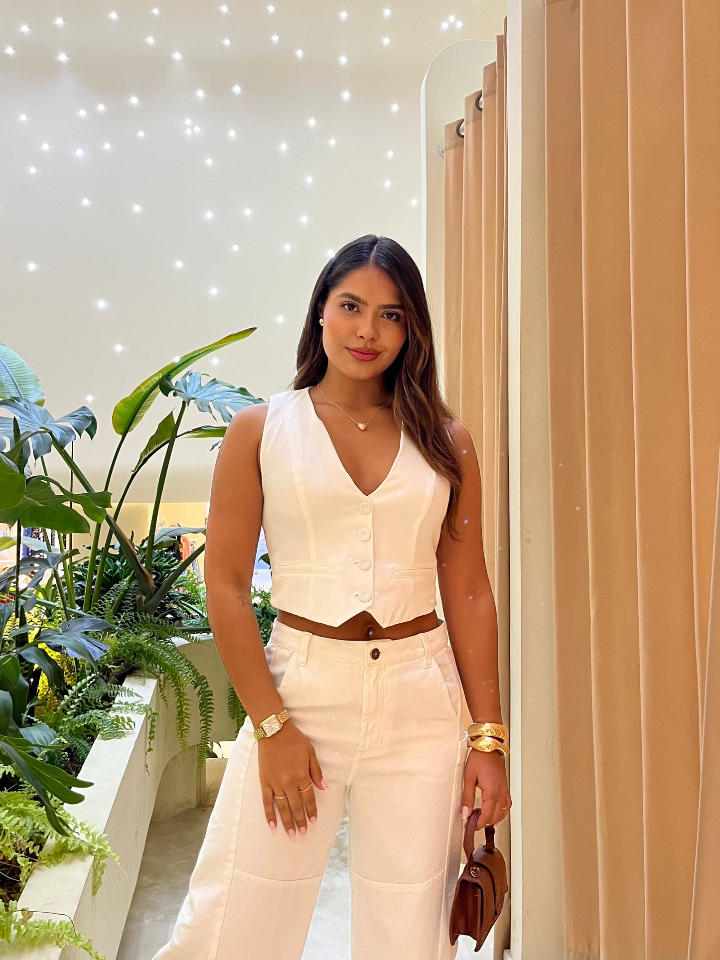 Chaleco Bélgica Marfil