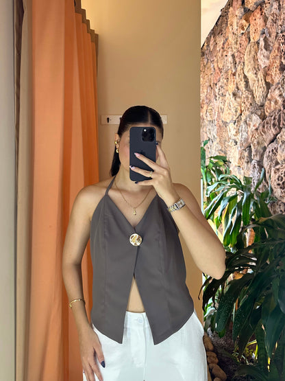 Blusa Dalia Taupe