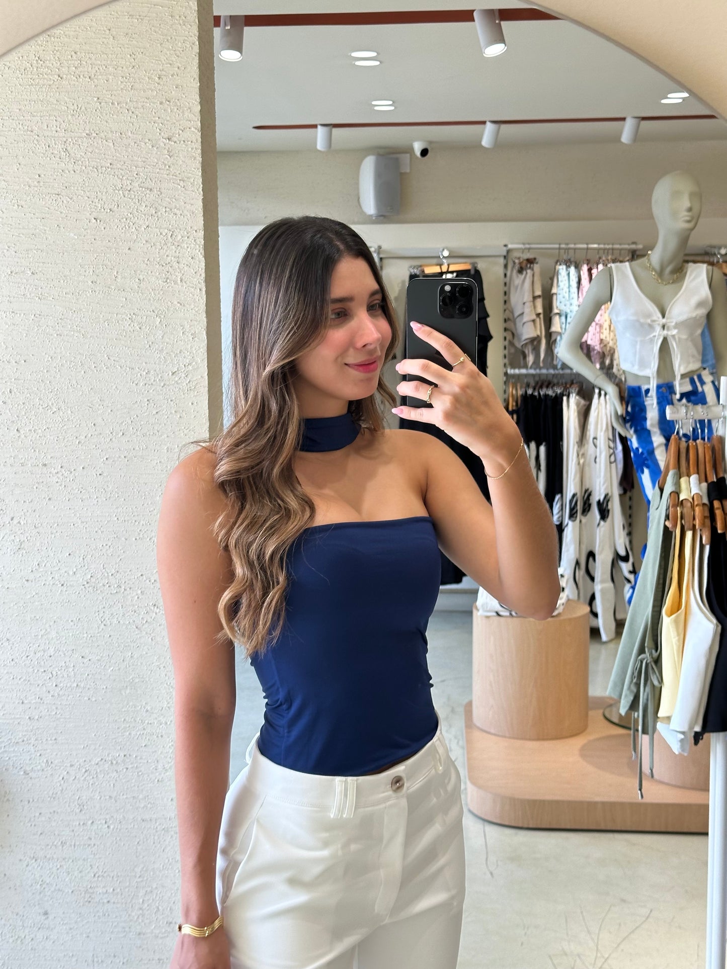 Blusa Zia Azul