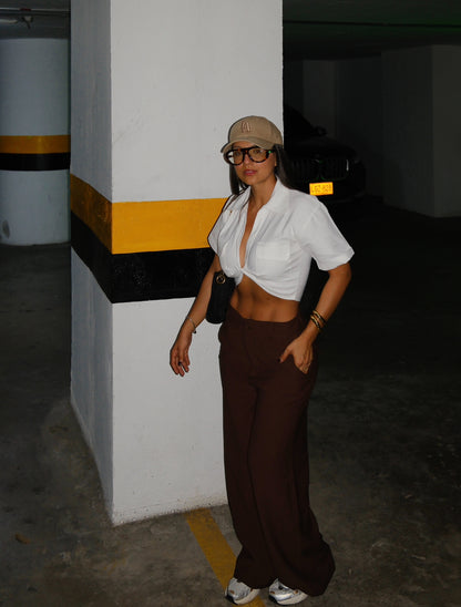 Pantalón Firenze Café