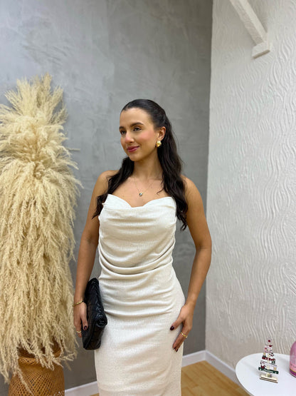 Vestido Greta Marfil