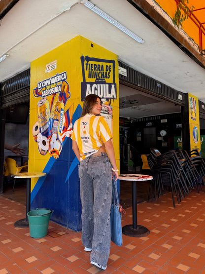 Camiseta La Nuestra Rayas