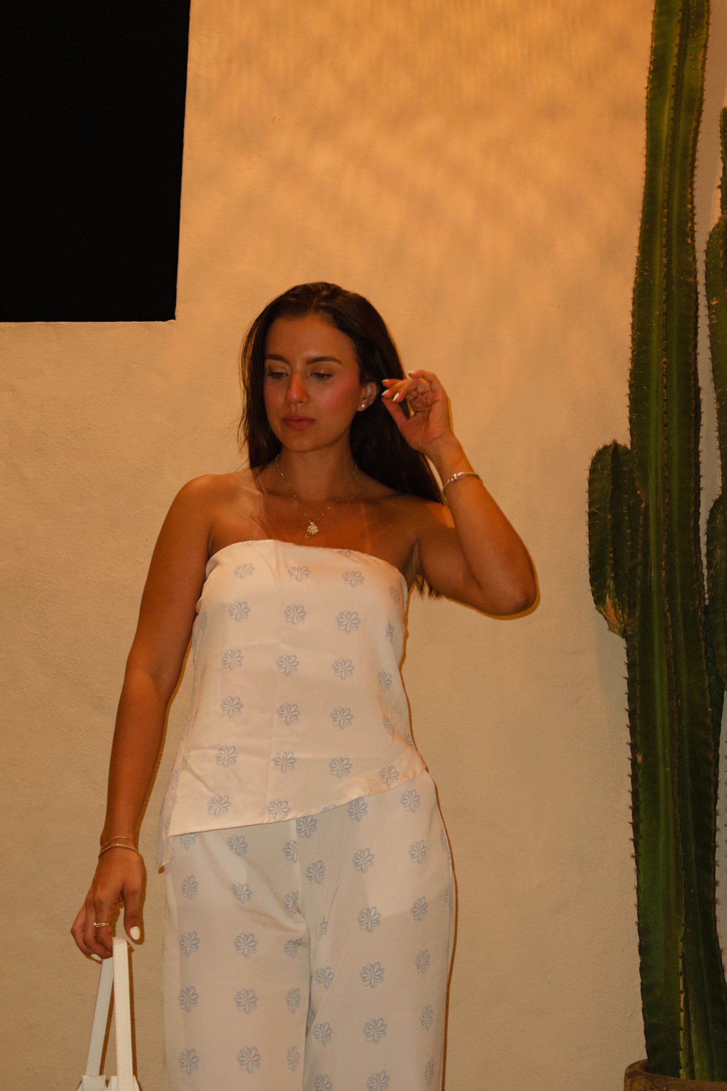 Blusa Sintonía Crema