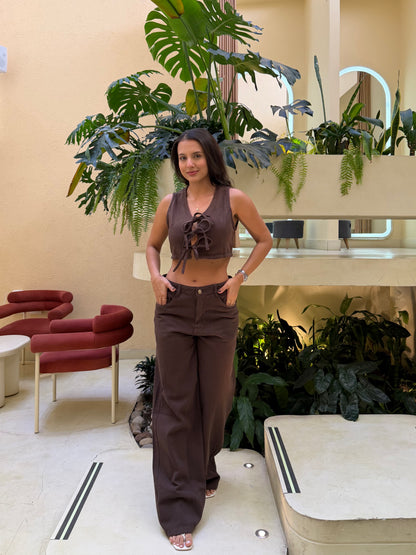 Chaleco Pandora Café