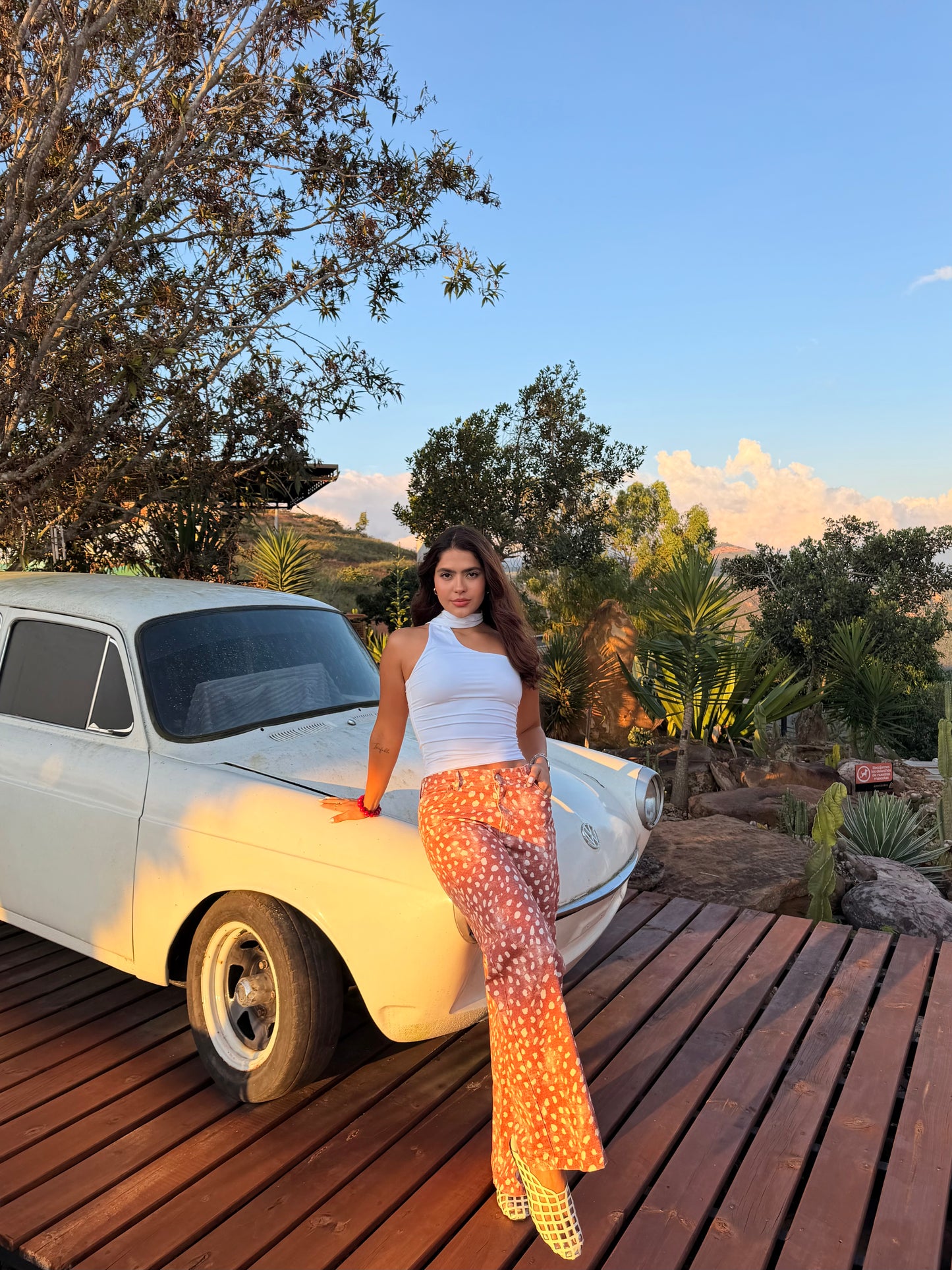Blusa Cereza Blanca