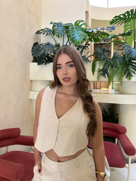 Chaleco Bahía Beige