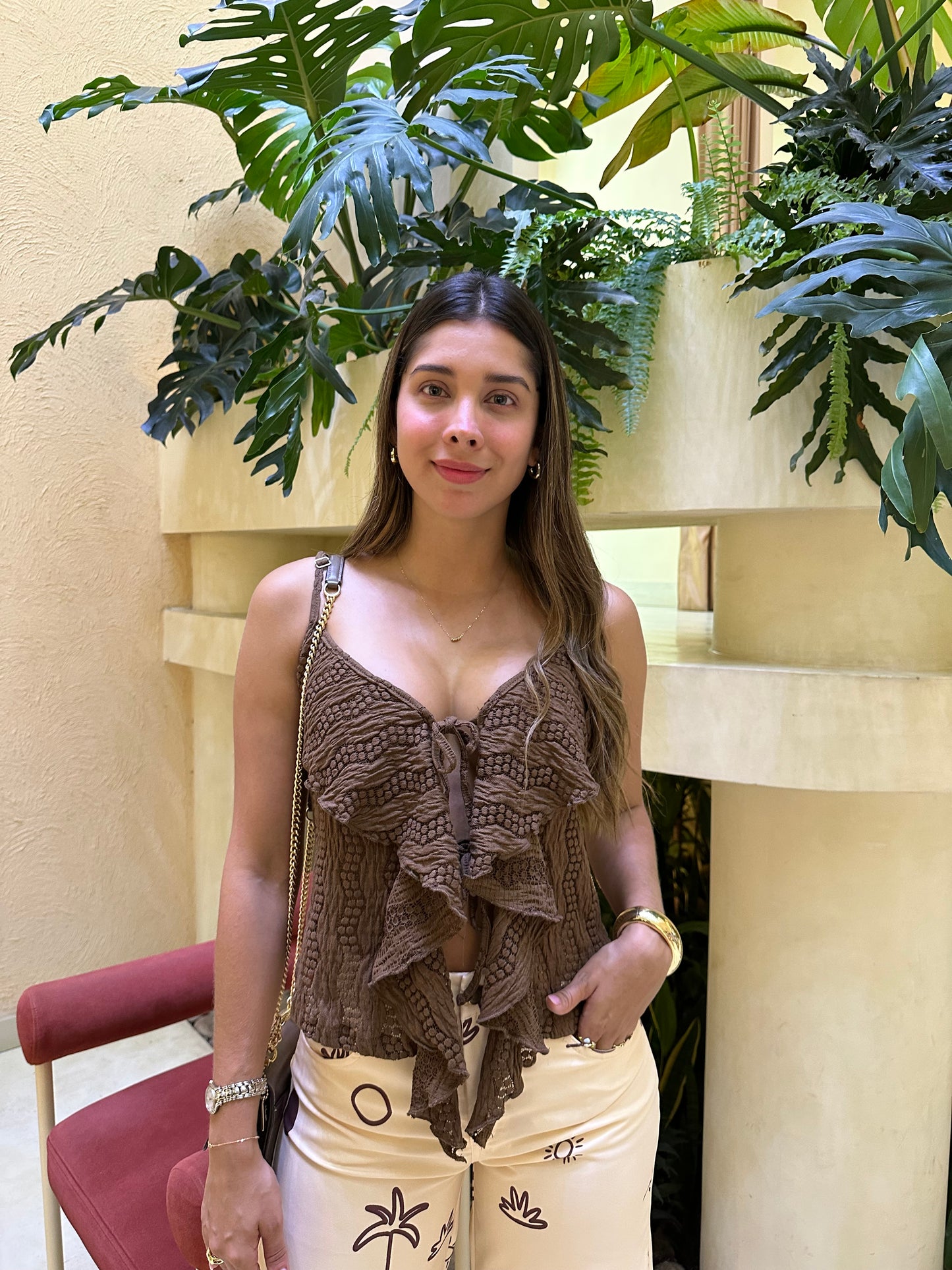 Blusa Margot Café