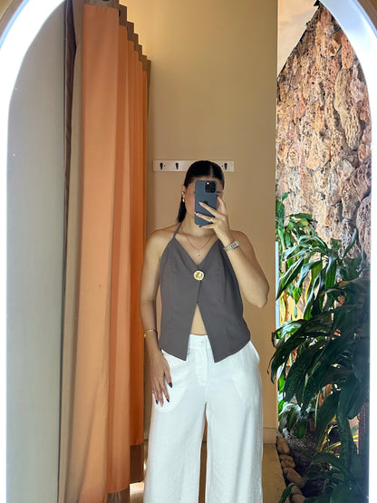 Blusa Dalia Taupe