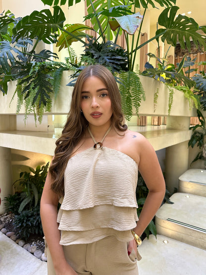 Blusa Melvi Beige