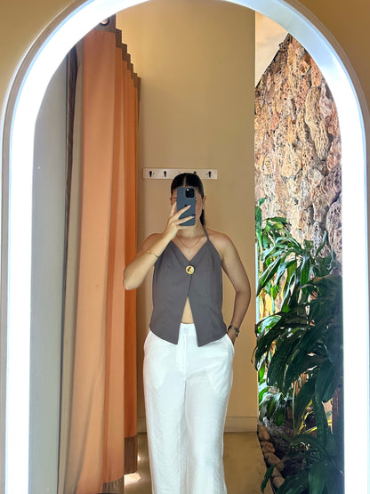 Blusa Dalia Taupe