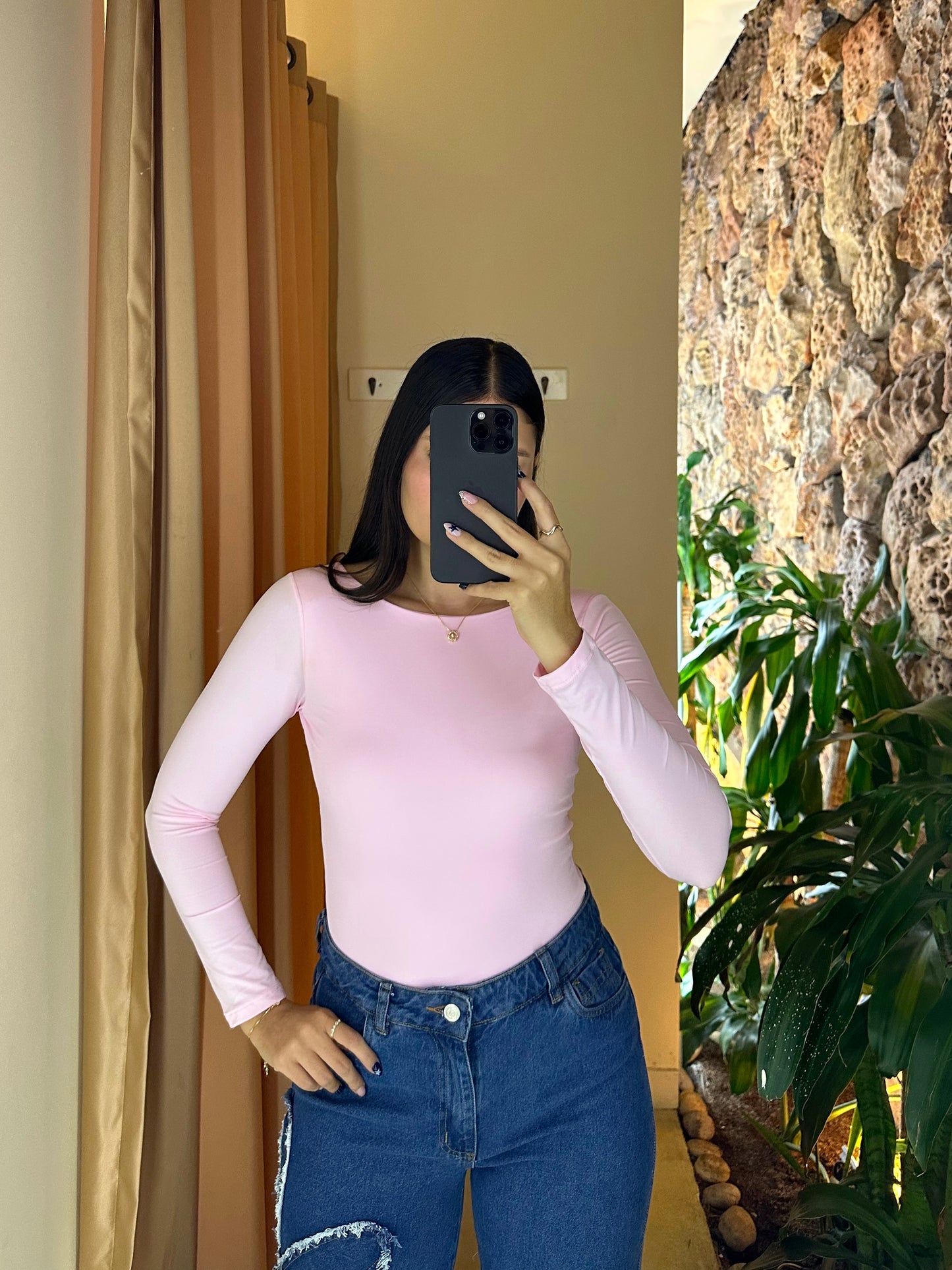 Blusa Lena Rosada