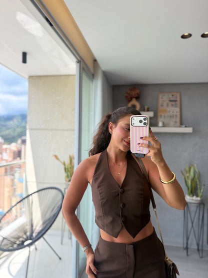 Blusa Prisma Café