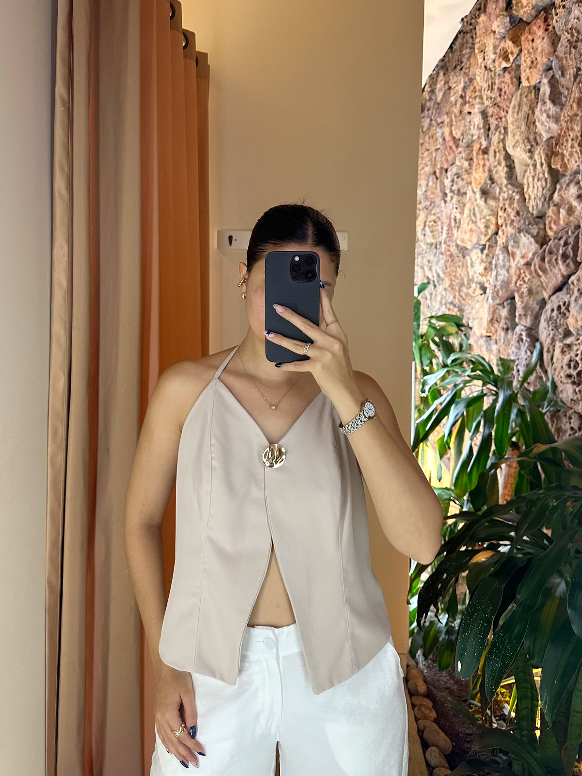 Blusa Dalia Beige