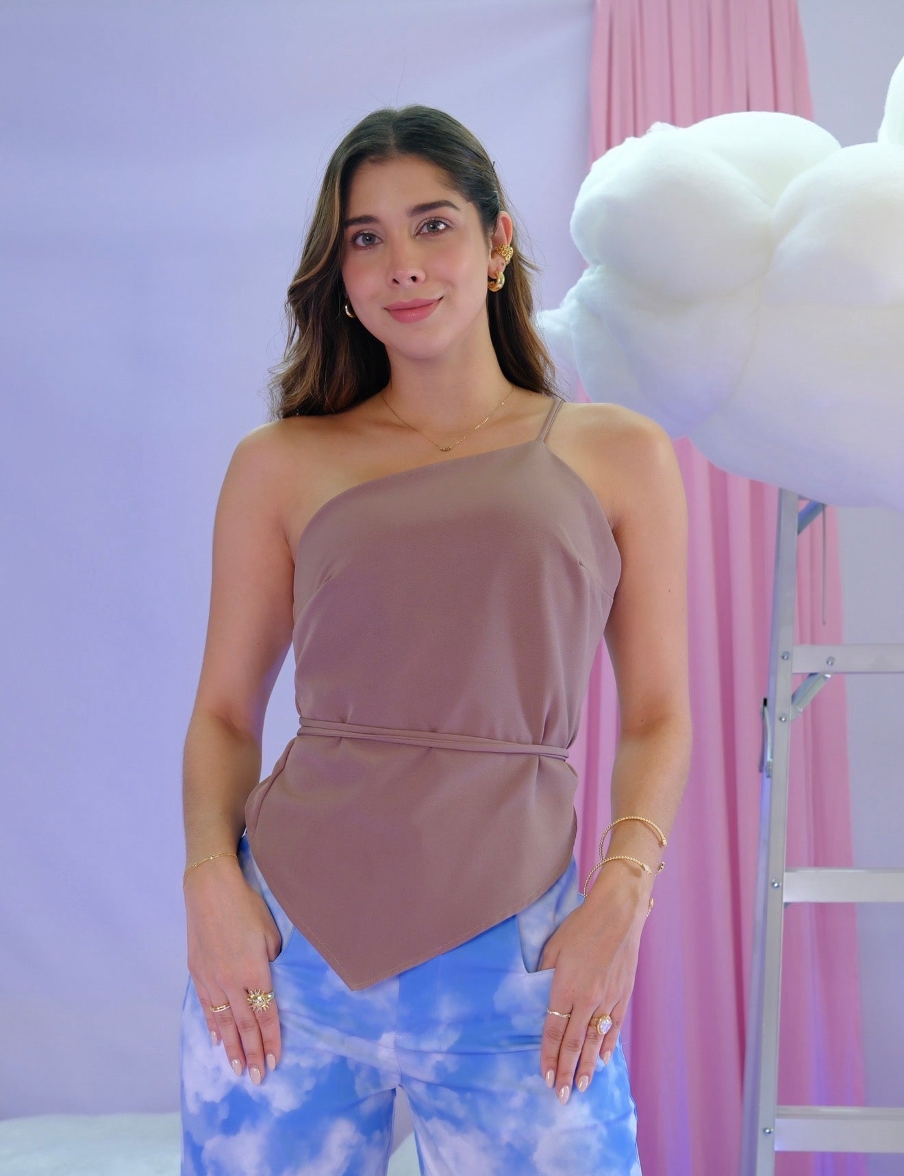 Blusa Candelaria Mocca