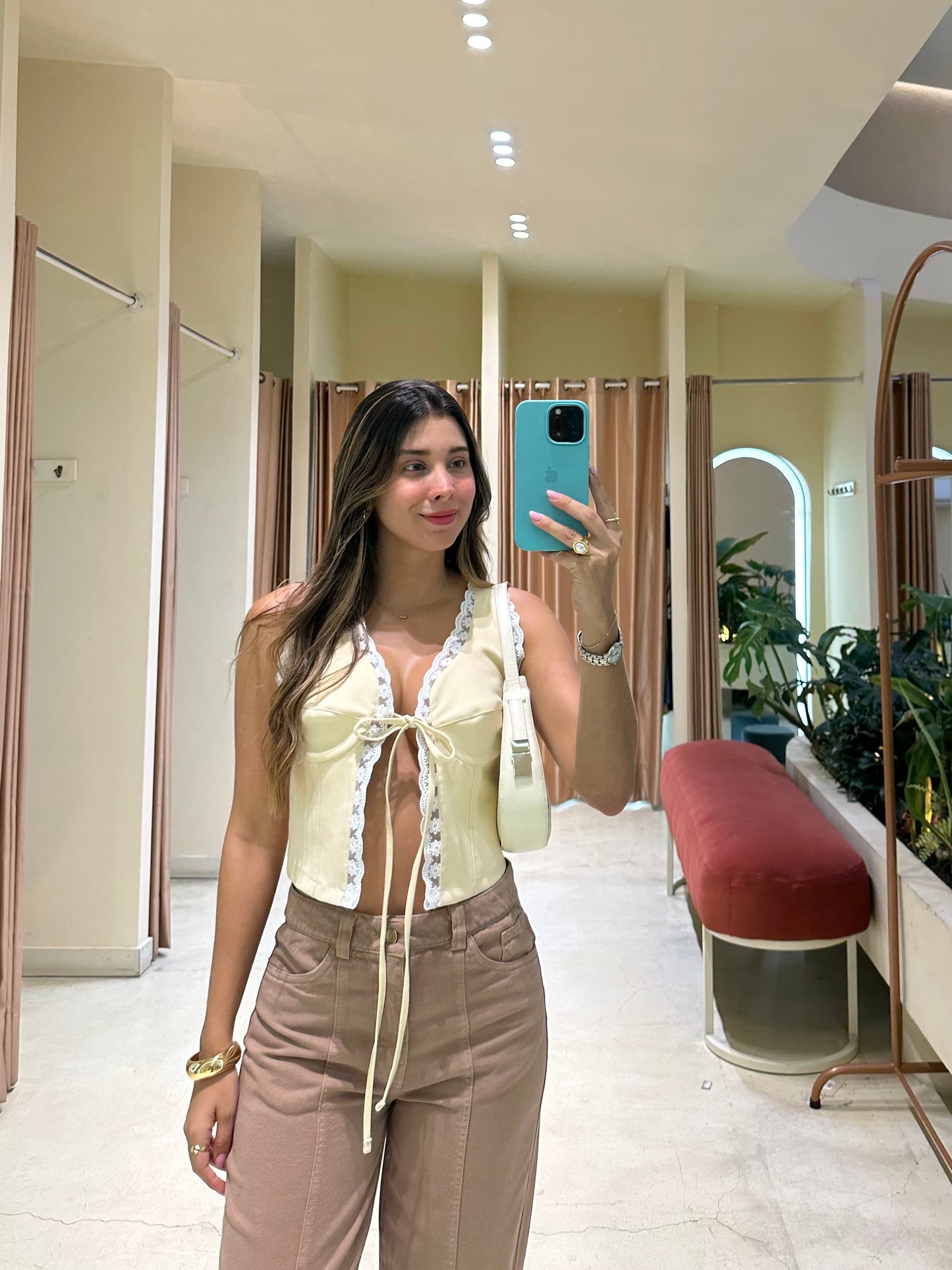 Blusa Olivia Beige