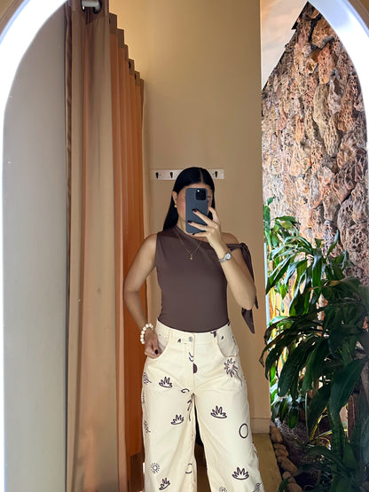Blusa Jazmín Café