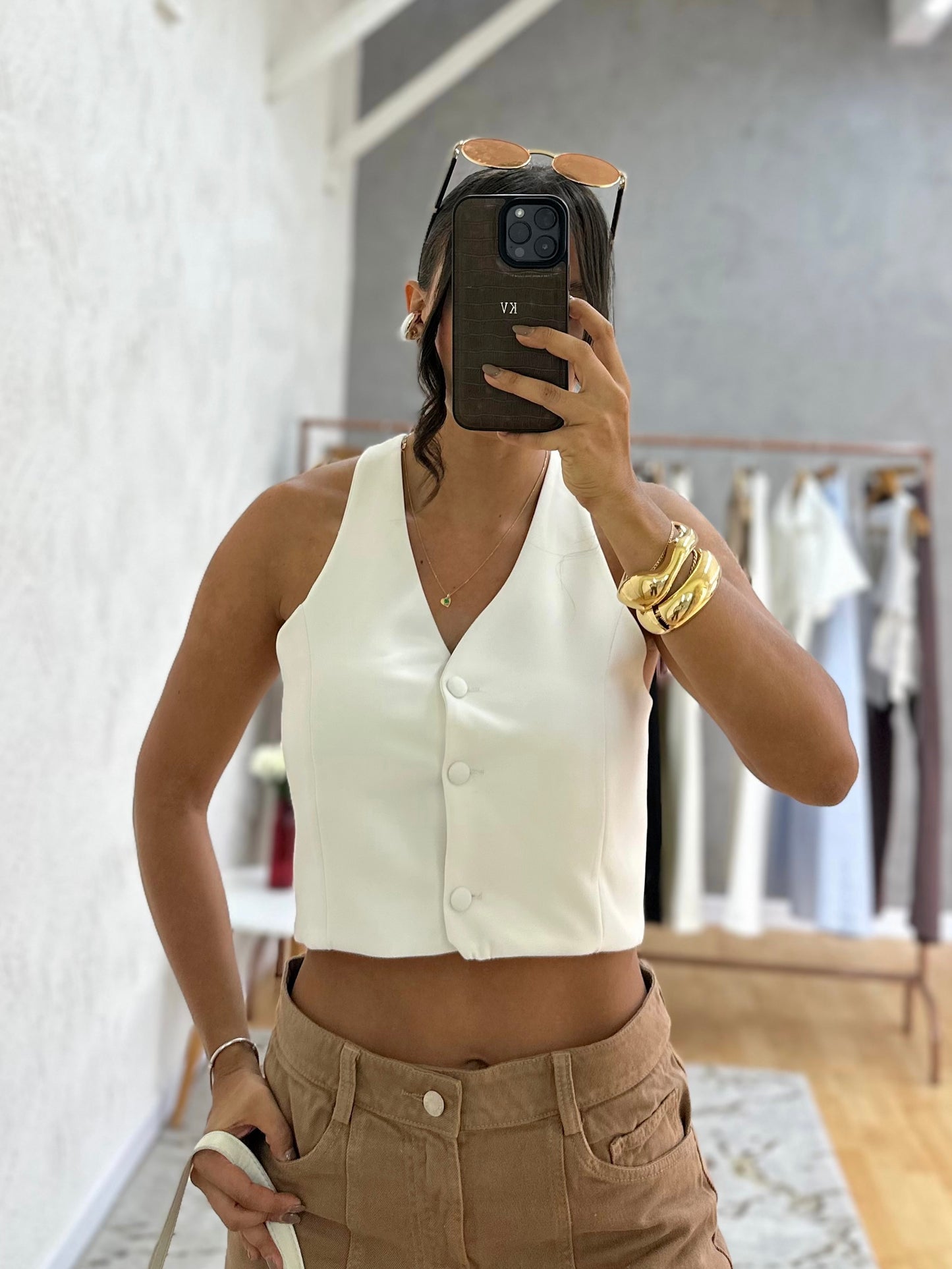 Blusa Leticia Marfil