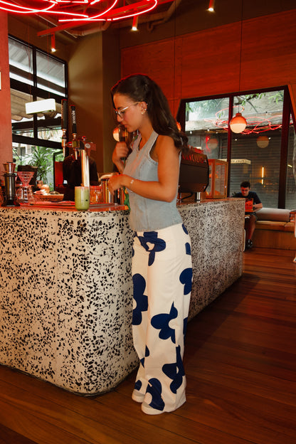 Pantalón Hawái Azul