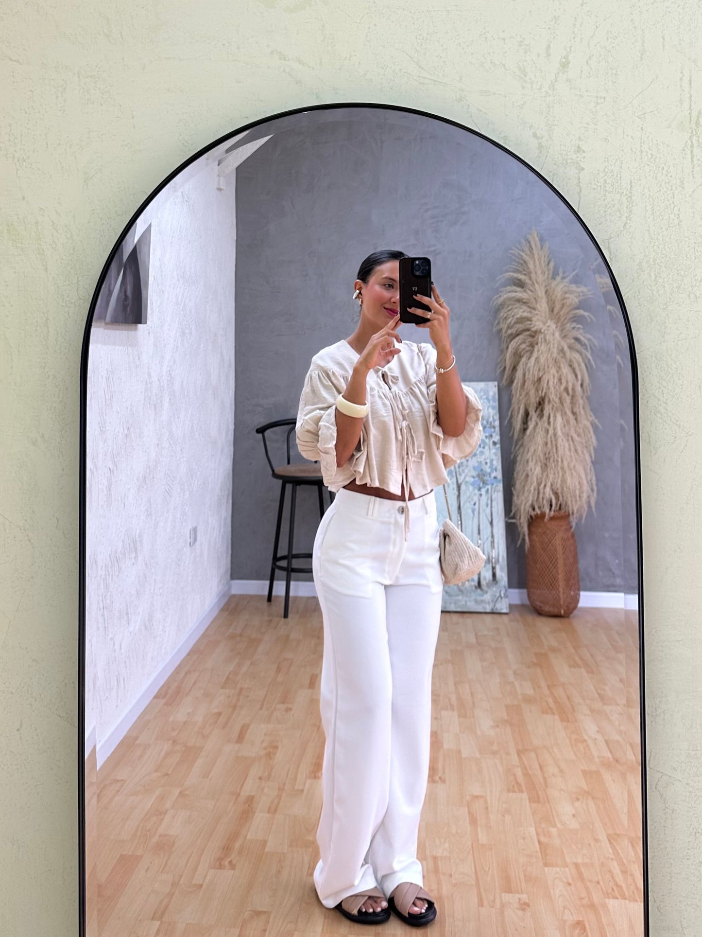 Pantalón Palmira Marfil