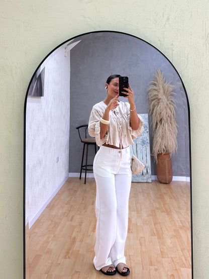 Pantalón Palmira Marfil