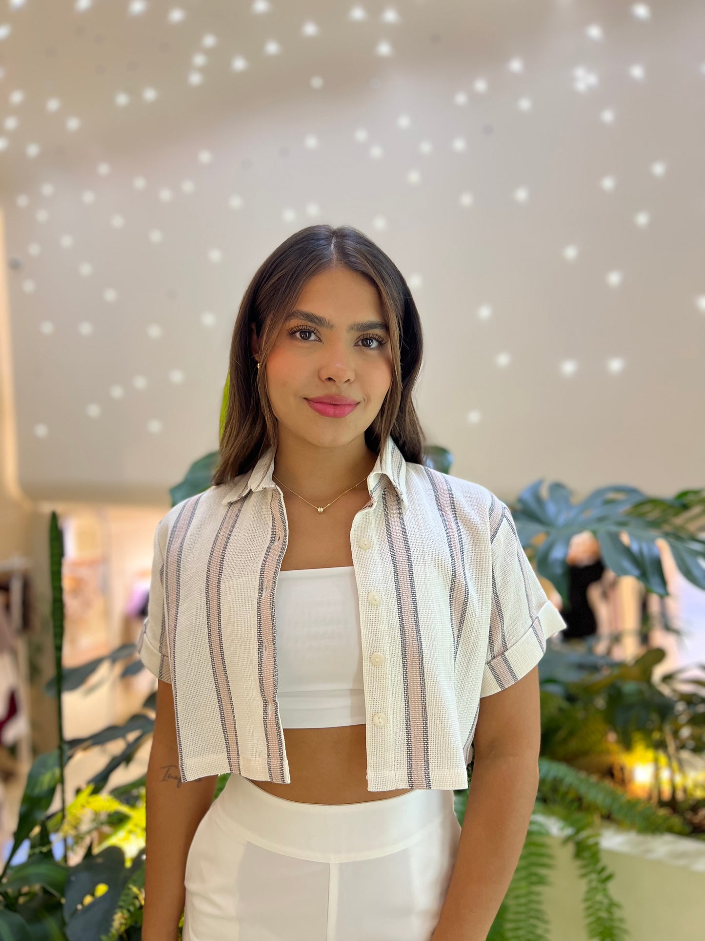 Blusa Ivory Palo Rosa