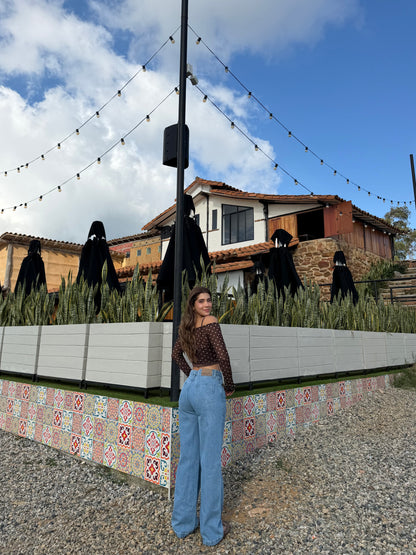Blusa Semilla Café