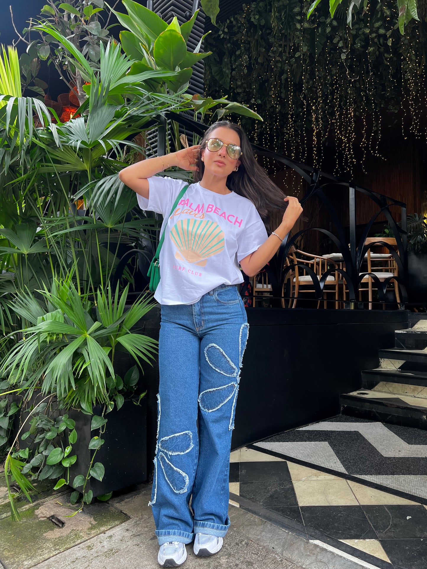 Camiseta London Blanca Estampada