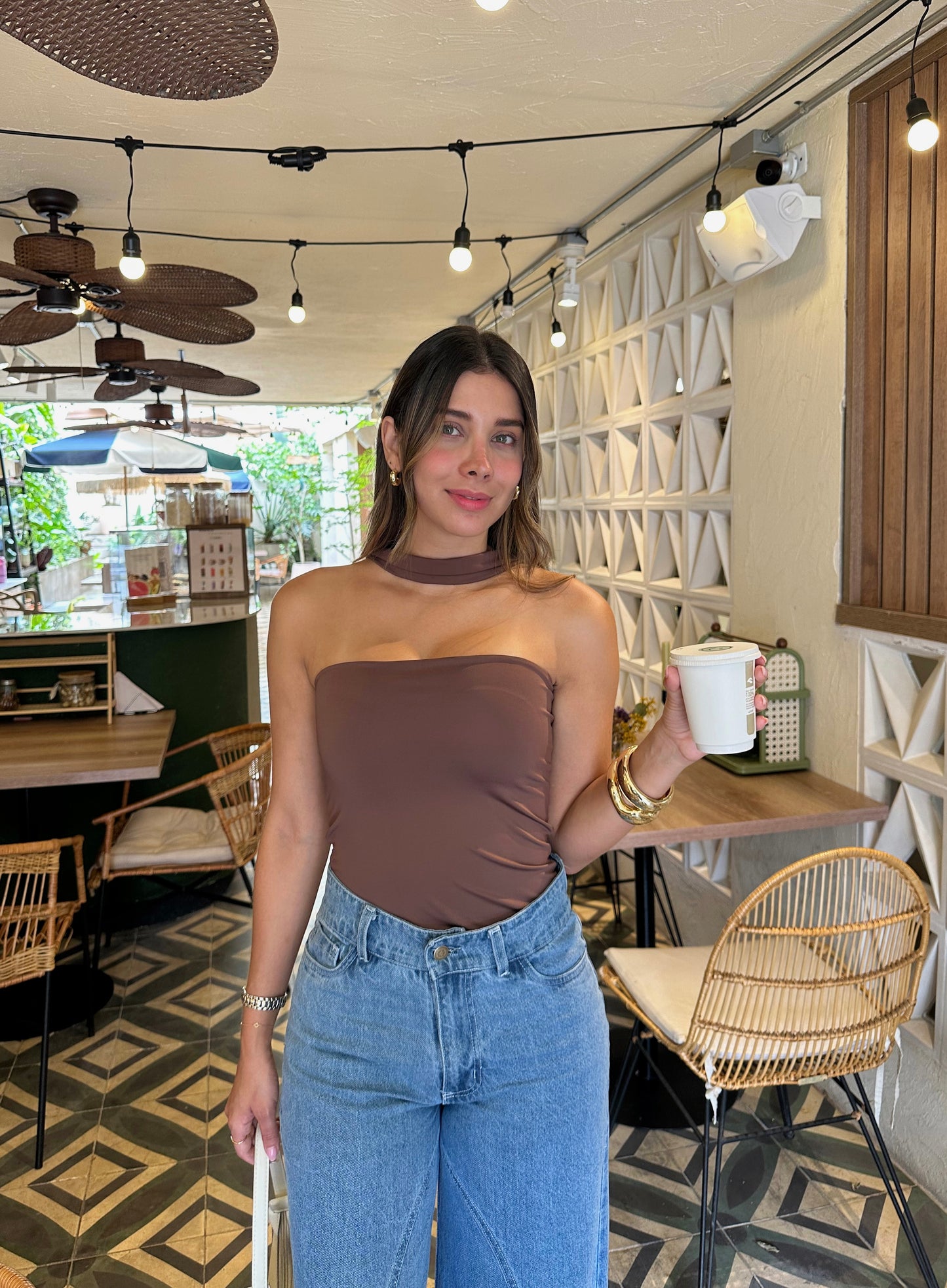 Blusa Zia Café