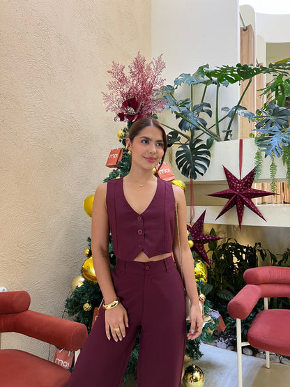 Chaleco Bahía Vinotinto