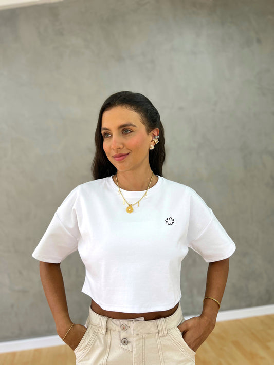 Camiseta Over Moi Blanca