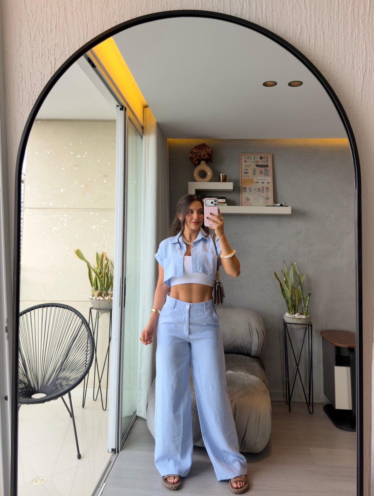 Pantalón Mónaco Celeste