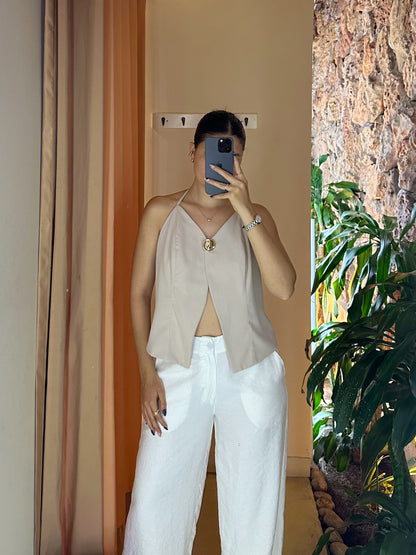 Blusa Dalia Beige