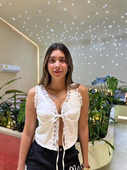 Blusa Olivia Marfil