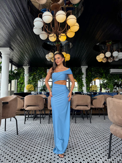 Vestido Ópalo Celeste